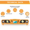 Digital Protractor LCD Display Stainless Steel Magnetic Level Multifunctional Angle