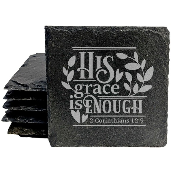 Faith and Hope: Laser Etched Inspirational Coasters: Finding Strength in