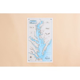 Sealake Products The Original Chesapeake Bay Chart: Harve De Grace to Norfolk (Paper)