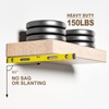 2pcs Floating Shelf Bracket Heavy Duty,Decorative Floating Shelf Hardware Hidden