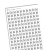 Small Stationary Bike Die Cut Planning Stickers, 2 Sheets, 300