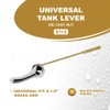HIGHCRAFT 5335 3113 Replacement Toilet Flush Lever Handle, Chrome