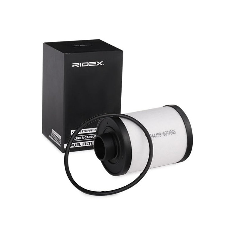 RIDEX 9F0006 Fuel Filter Diesel Filter Insert with Sealing Ring