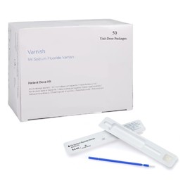 House Brand Dental Varnishes 5% Sodium Fluoride with TCP Bubble Gum Unit-Dose 50/Bx