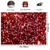 10x6ft Red Glitter Backdrops for Photography Red Bokeh Sequin Shimmer
