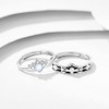 Sterling Silver Couples Matching King Queen Promise Rings for Her,