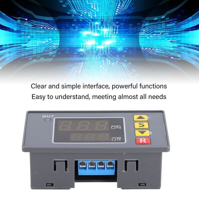 Timer Relay Large Screen OP CL LOP Parameters Independent Store