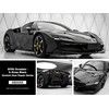 High Gloss Black Vinyl Wrap Roll for Car Wrap, （4ft