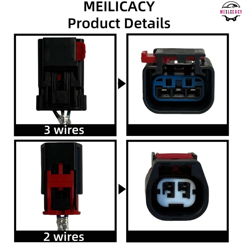 MEILICACY Ignition Knock Detonation Sensor Harness for Jeep Wrangler 2012-2016