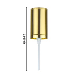 Foundation Pump Fit for Estee Lauder Double Wear MakeUp Foundation Bottles Control Cosmetic Liquid Quantity Instead of Wasting (Gold, Mid)