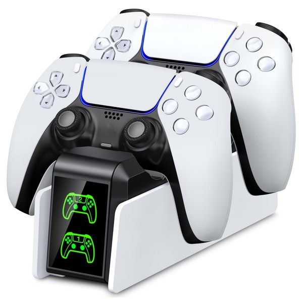 P5 Switch Controller Charging Station, Dual Charging Stand for PS5