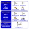 Tee Stop Valve - 3/8 Comp x 3/8 Comp x