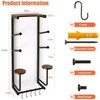 Skateboard Wall Mount Rack — Horizontal Multi-Board Display Shelf &