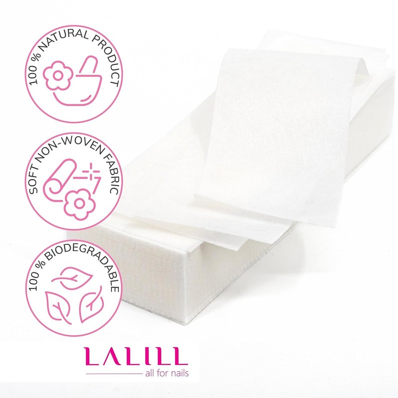 LALILL Pack of 200 Fleece Strips for Wax - Fleece