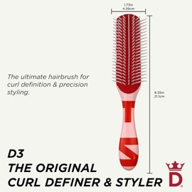 Denman D3 7 Row Styler Pink Brush