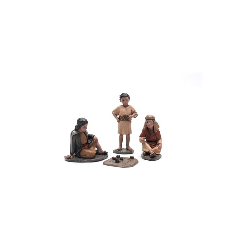 Bambini che Giocano | 3 Pezzi | Set di Statuine
