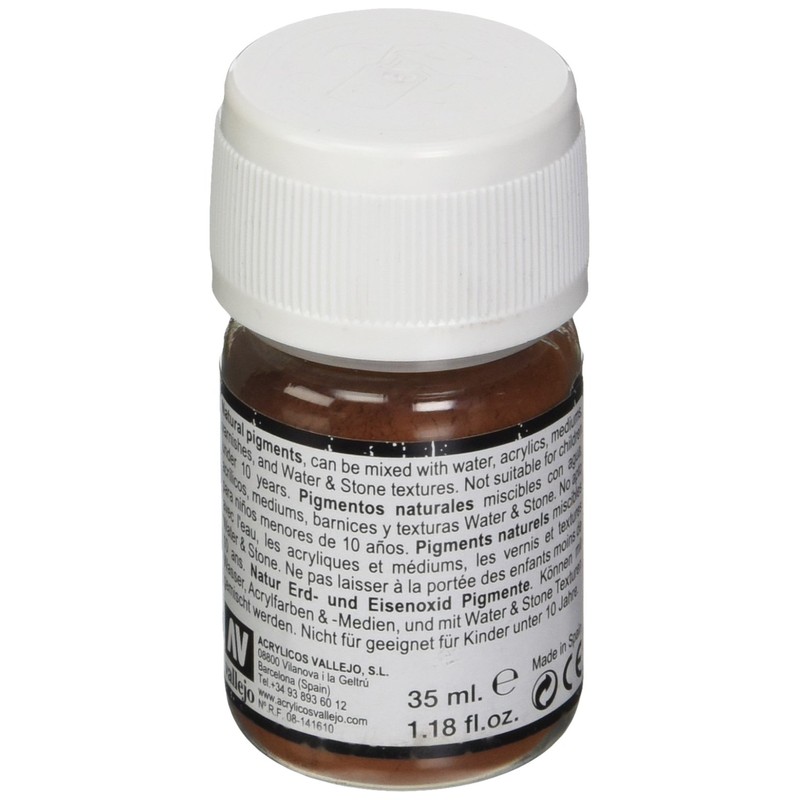Vallejo 30 ml Pigments - Burnt Sienna, Brown