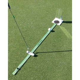 TPK Golf Training Aids: 'Putting Stick'; Golf Swing Trainer for Putting Green Eyeline Alignment and Putt Speed