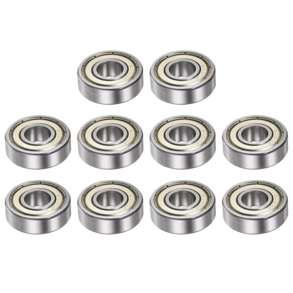 Kozelo 10pcs 6000-ZZ Deep Groove Ball Bearings - [10mm Bore