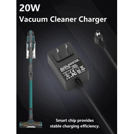 Mjwbxseh 24.8V Cordless Vacuum Charger Compatible with Shark Rocket Pro DK33-248080H-U IX141 IZ531H IZ140 IZ140C IZ142 IZ362H IZ363H IZ363HT UZ365H UZ145 WZ140 XBCHGX140 XSBT600 Replacement Power Cord
