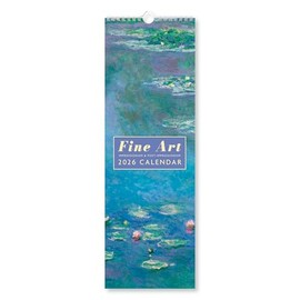Fine Art 2026 Slim Wall Calendar | Monthly Planner Featuring Artwork by Van Gogh, Monet, Degas, Renoir & More