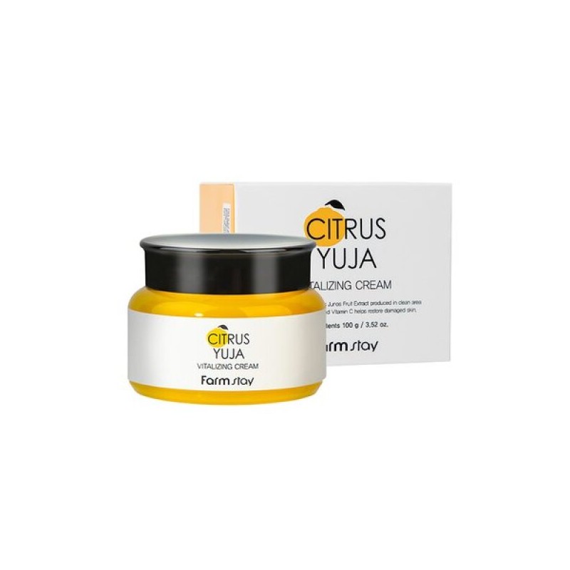 Palmstay 팜스테이 시트러스 유자 바이탈라이징 크림 100g Farm Stay Citrus