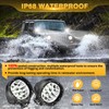 Auxbeam Round LED Offroad Lights 4 inch 90W, LED Pod
