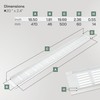 Vent Systems 19.69 x 2.36 Inch (Outer Size) Air Supply