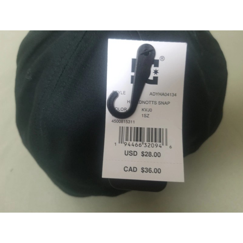 DC New DC Shoes Skate Heardnotts Snapback Baseball Cap.