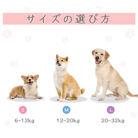 Paipeper Dog Harness, Lead Set, Small Dog Harness, Medium Dog Harness, Tow Rope, Torso Wheel, Dog Wear, Reflective Light Strip, Mesh, Stylish, Adjustable, Walking, Easy to Put on and Take Off (Gray M