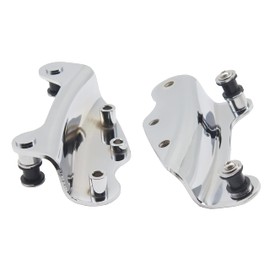 YHMOTO 4 Point Docking Hardware Kit for Harley Davidson Street Glide Electra Glide Road King Road Glide Touring 2009 2010 2011 2012 2013 (Chrome)