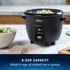 Oster 6-Cup Rice Cooker with Steamer Tray, Electric Rice Maker,