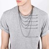 CEKAMA 925 Sterling Silver Basketball Necklace for Men Matte Texture