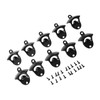 10Pcs Black Beer Bottle Opener Bar Beer Soda Bottle Cap