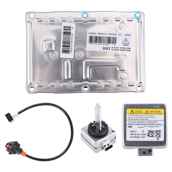 Slakerbe Xenon D1S 35W HID Headlight Ballast, LAD5GL 89035113 3D0907391B