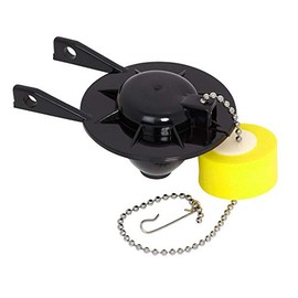 American Standard 7381129-200.0070A Universal Flapper and Chain with Float for 2-Inch Flush Valves , Black