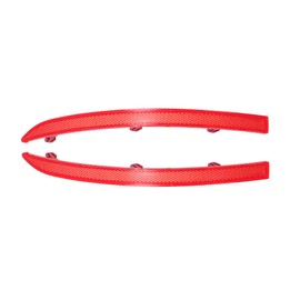 INFINAUTO Bumper Reflector Rear Left Right Bumper Reflector Side Marker No.5N0945105/5N0945106 for Volkswagen Tiguan 2010-2017 Plastic Red Durable