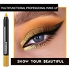 Gold Metallic Eyeshadow Stick, Shimmering Shiny Golden Cream Eye Shadow
