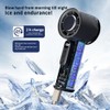 Ryaacphi Portable Handheld Ice Cooling Fan with 100 Level Speeds