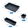 Gonice 18 PCS Black Desk Drawer Organizer, Interlocking Drawer Organizers