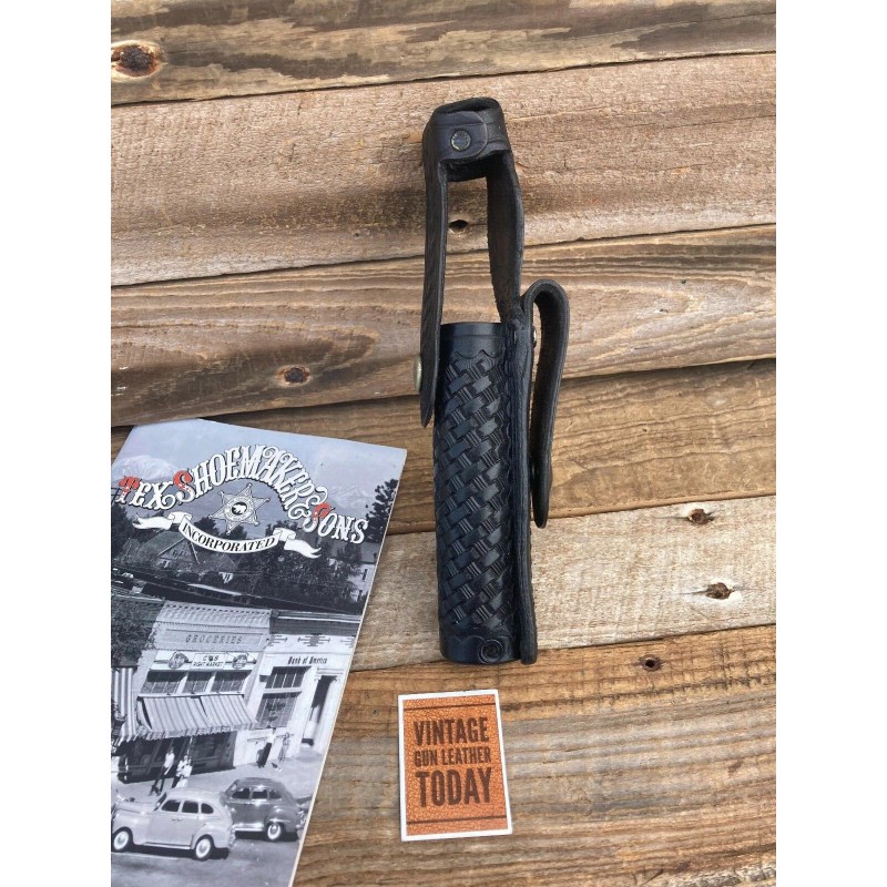 Tex Shoemaker Expandable Baton Holder For 21" ASP Basketweave Leather