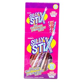 Silly Stix Sour Powder Straws 100 stix