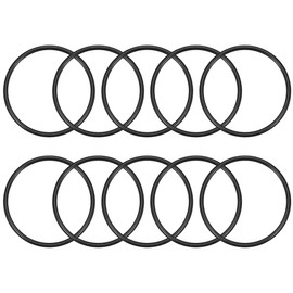 sourcing map Pack of 10 Nitrile Rubber O-Rings 56 mm AD 49 mm ID 3.5 mm Wide Seal