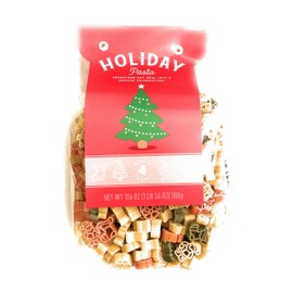 Holiday Pasta with Christmas Shapes
