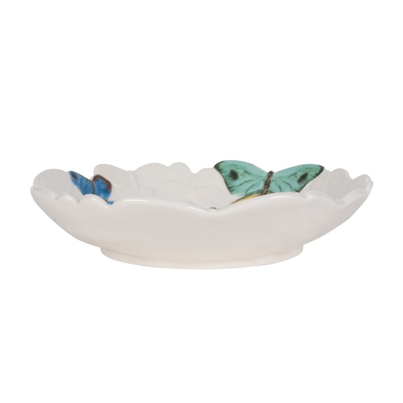 Fitz & Floyd Butterfly Fields Dinner Pasta Bowl, 9.5 Inch,