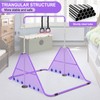 Triclicks Foldable Gymnastics Bar for Kids 3-12, Adjustable Height Training