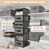 GRANNY SAYS Hanging Closet Organizer 6 Shelves, Closet Organizers and