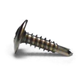 JPF M4X Steel Drill Screws, Stainless Steel, Thin Washer, M4X, Total Length: 0.6 inches (16 mm), Pack of 400