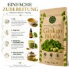 Premium Ginkgo Biloba Leaves 50 g | 100% Pure, Raw,