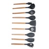 9Pcs set Silicone Kitchenware Kit NonStick Cooking Utensils Baking Tool
